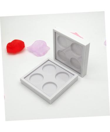 Outanaya 2pcs 4 Eyeshadow Case Eyeshadow Pan Holder Eyeshadow Palette Eyeshadow Containers Empty White - Buy Online on GoSupps.com