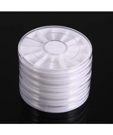 Ctaer Nail Wheel 6 6 5 Set of 6 Pieces 12 Compartments Rhinestone Nail Art Decor Empty Wheel Box Storage Container - Buy Online on GoSupps.com