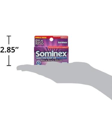 Buy Sominex Maximum Strength Nighttime Sleep-Aid Caplets - 16 Count (Pack of 4) | Fast International Shipping - Buy Online on GoSupps.com