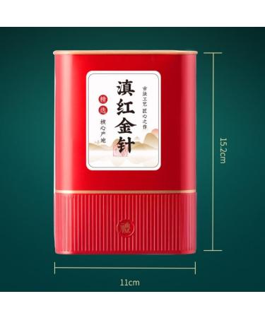 HQZM Selected Yunnan Dianhong Jinzhen Strong Aroma Black Tea 250g*2 Classic Tea With Dianhong Black Tea - Buy Online on GoSupps.com