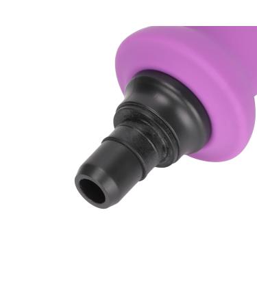 Deep Tissue Massage Pistol with Silicone Interchangeable Heads | Waterproof Hand Muscle Massager | Premium Purple Accessory - Buy Online on GoSupps.com