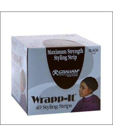 White Styling Strips 40 Count - Graham Professional Beauty Wrapp-It - Pack of 1 - Buy Online on GoSupps.com