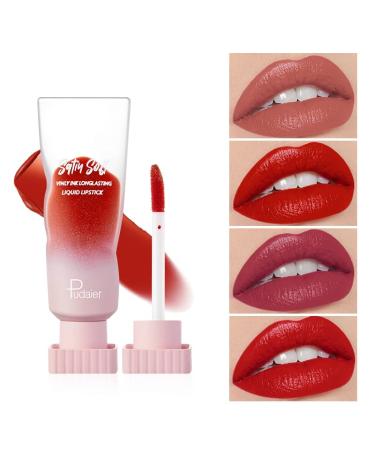 MIESCHER Colored Liquid Lipstick - Long Lasting Matte Lip Cream for Women (06 Pink) - Buy Online on GoSupps.com