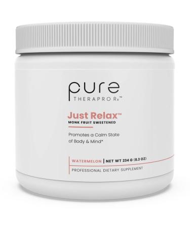 Just Relax -Watermelon 60 Servings | Supports: Relaxed Mood, Healthy Blood Pressure, Emotional Wellness, Hormonal Balance | Myo-inositol Di-Magnesium Malate, GABA, Taurine, & L-Theanine (Suntheanine) Watermelon 8.3 Ounce (Pack of 1) - Buy Online on GoSupps.com
