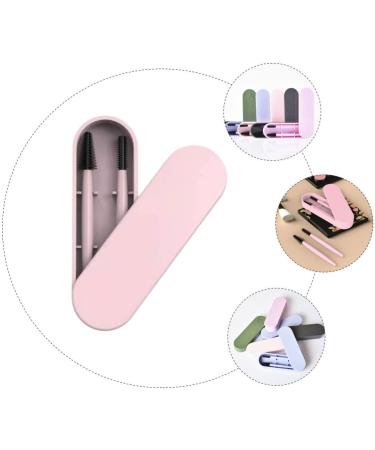 Minkissy Eyelash Brush Set | Multifunctional Makeup Brushes & Pink Eyebrow Comb | Stylish Makeup Box Included - Perfect for Eyelashes & Eyebrows - Buy Online on GoSupps.com
