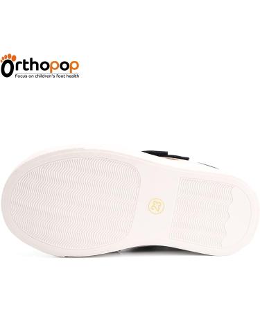 Orthopedic Kids Shoes for Flat Feet with Arch & Ankle Support - Black, Size 3.5 - Buy Online on GoSupps.com