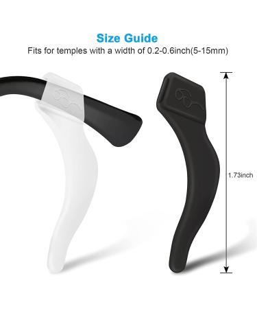 Oikabio 12 Pairs Non-Slip Eyeglass Grips | Silicone Eyeglass Retainers & Holders for All Eyeglasses - International Shipping Available - Buy Online on GoSupps.com