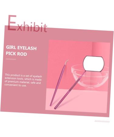 minkissy 1 Set Eyelash Stick Set Stainless Steel Eyelash Mirror Lash Beautiful Eyelash Pick Rod Girl Eyelash Inspection Mirror Lash Extension Mirror Lash Tool Miniature Extend Aluminum Miss - Buy Online on GoSupps.com
