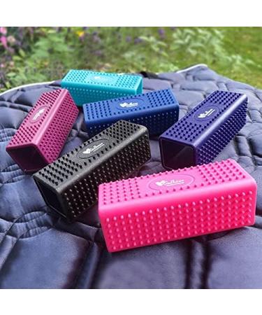 Soulhorse Pinky Silicone Brush - Ultimate Animal Hair Remover for Pets | Dog Cat Horse Hair & Lint Removal from Clothing Carpets Cars & Sofas - Buy Online on GoSupps.com