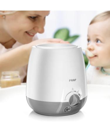reer Simply Hot Bottle Warmer for Bottles and Glasses with Keep Warm Function White/Grey - Buy Online on GoSupps.com