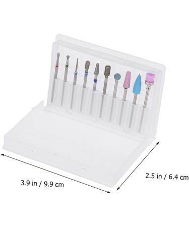 Beaupretty nail bit cleaning tool nail drill bits electric nail drill for acrylic nails manicure kit nail art kit drill bits for nails nail art tool nail drill tool grinding head dedicated Size 1 Picture 3 - Buy Online on GoSupps.com