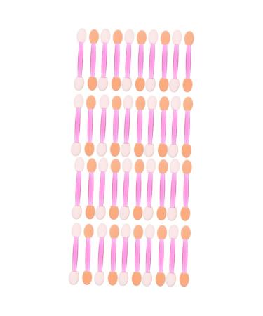 Housoutil 160 pcs Eye Brush Heads Head Sponges Dual Disposable Shadow Cosmetic Sponge Makeup 6x1x0.8cmx2pcs Assorted Colorx2pcs