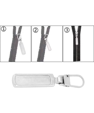 High-Quality Metal Zipper Pulls - 4PC Replacement Zipper Parts for Wallets Clothes Jeans & Luggage - Buy Online on GoSupps.com