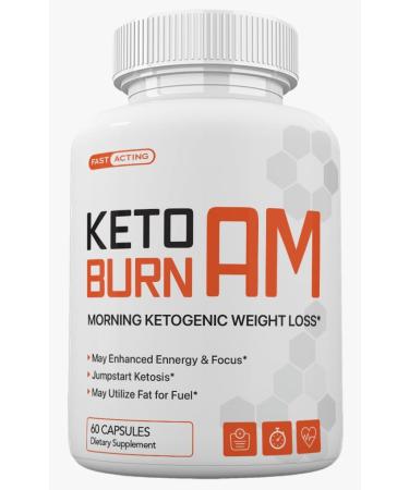 Keto Burn AM Morning Ketogenic Weight Management Keto Burn Pills for Men and Women 60 Capsules