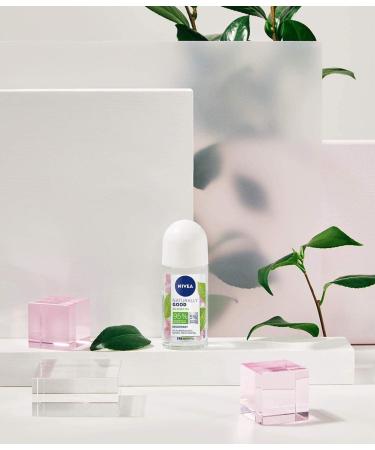 NIVEA NATURALLY GOOD Women's Deodorant Green Tea Organic Roll-on 50 ml deodorant with 95% ingredients of natural origin and freshness that lasts 24 hours. - Buy Online on GoSupps.com