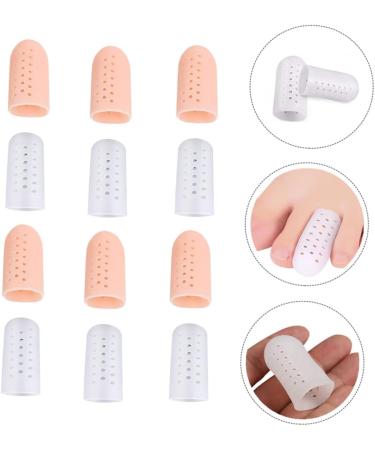 Healifty 12 Pairs Toe Splitter High Heel Protectors - Silicone Gel Toe Sleeves for Ingrown Toes - Breathable & Assorted Colors - Buy Online on GoSupps.com