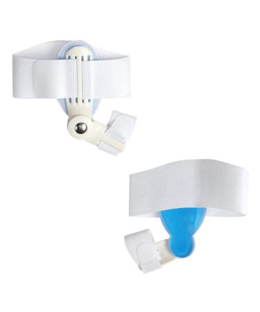 VIEEL Orthopedic Bunion Corrector - Adjustable Hammer Toe Straightener for Men and Women - Breathable Relief Protector Brace Kit - White+Blue - 5.7*5.7inch - Buy Online on GoSupps.com