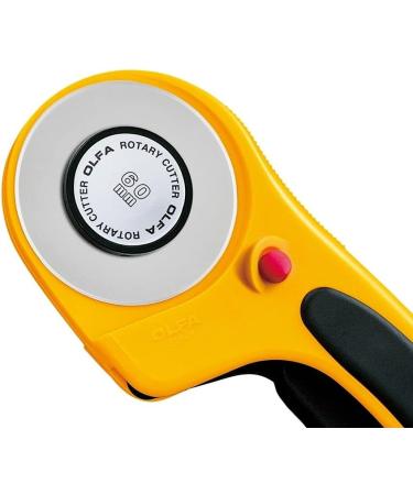 OLFA RB60H-1 60mm Tungsten Steel Rotary Cutter Replacement Blade - Durable Blade for Quilting, Sewing, and Crafts - Buy Online on GoSupps.com