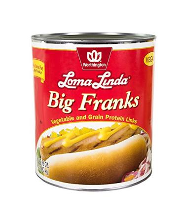 Loma Linda Plant-Based Big Franks - 96 Oz | Vegan Hot Dogs - Healthy Meat Alternative - Buy Online on GoSupps.com