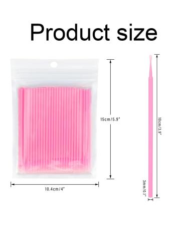 DDKY 400 PC Eyelash Extension Accessories | Microburst Brushes & Disposable Applicators | Cleaning Tools in 4 Colors - Buy Online on GoSupps.com