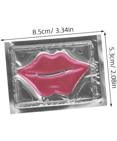 Ipetboom Moisturizing Lip Mask 20Pcs Collagen Lip Patches Moisturizing Wrinkle Reduction Soothing Crystal Patch Portable Lip Care - Buy Online on GoSupps.com
