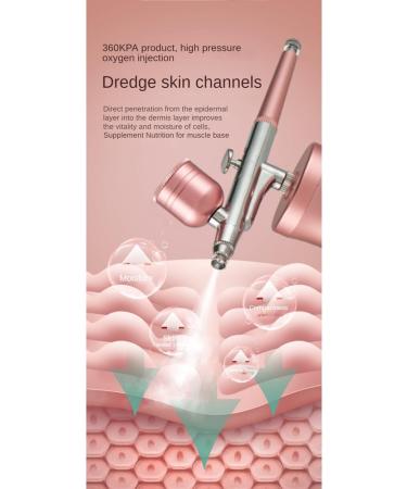 Dewedrt Handheld Airbrush Rechargeable Airbrush Compressor Airbrush Set for Nail Art Barber Makeup Painting Pink - Buy Online on GoSupps.com