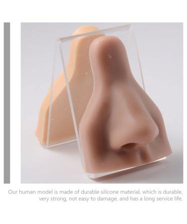 Silicone Prosthetic Nose for Piercing Practice - Flexible Simulation Training Body Part - Buy Online on GoSupps.com
