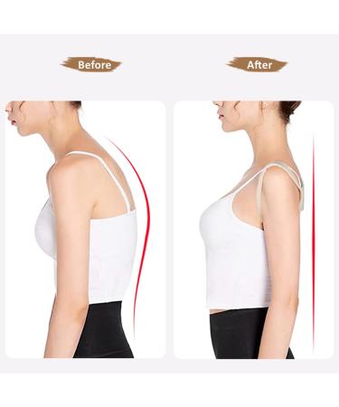 WEEOATAR Posture Corrector for Adults & Kids - Adjustable Upper Back Brace Highly Elastic Posture Trainer Easy to Use - Beige (Large - Buy Online on GoSupps.com