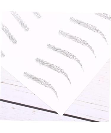 FOMIYES 6 Sheets Pairs Black Makeup Stick-on Brows Eyebrow Makeup Tools Eyebrow Stickers 3d Artificial Patch - Buy Online on GoSupps.com