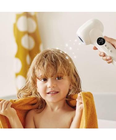 Portable Cordless Hair Dryer Rechargeable Blow Dryer w/LED Lights & LCD Display 10000mAh Battery Powered Travel Hair Dryer for Outdoor/Indoor - Buy Online on GoSupps.com