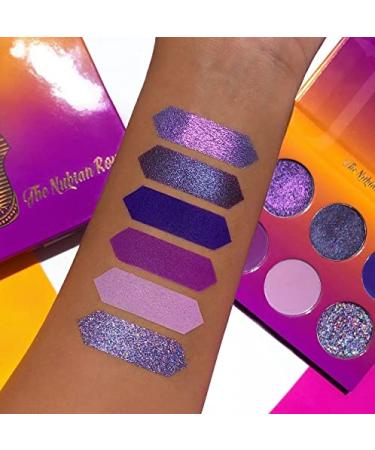 Juvia's Place Royal Purple and Lilac Eyeshadow Palette - Pigmented Eye Makeup for Professional Looks - 6 Shades Pressed Eyeshadow Palette - Buy Online on GoSupps.com