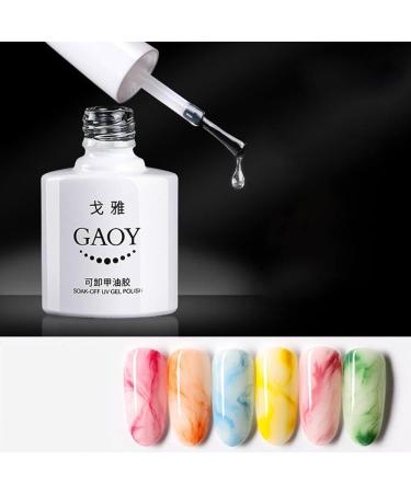 7.3ml DIY Manicure Tool Transparent Phototherapy Nail Lacquer Watercolor Ink Blooming Gel Nail Polish Soak Off - (Color: 7) - Buy Online on GoSupps.com