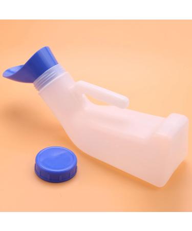 Srutueo 2 Packs Unisex Spill Proof Urinal for Men and Women with Screw Lid Urinal Funnel for Travel Outdoor - Buy Online on GoSupps.com