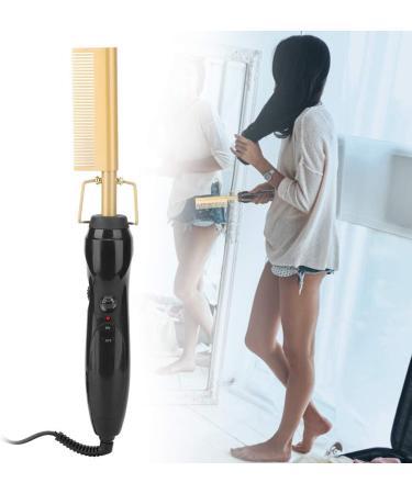 Professional Alloy Electric Hair Straightener Comb | 450 F High Heat Ceramic Styling Tool with Digital Display | Worldwide Shipping - Buy Online on GoSupps.com