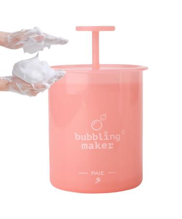 Face Wash Foamer | Face Cleanser Foaming Bottle Portable | Cleansing Foaming Maker Ergonomic Skincare Facial Cleansing Tool Wash Facial Skin for Travel Pink