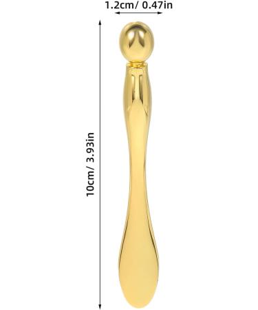 Homoyoyo Lot de 5 B tonnets de Massage Contour des Yeux en Alliage de Zinc Dor Applicateur Spatule pour Cr me Visage Mini Masseur Compact pour Soins Poches - Buy Online on GoSupps.com