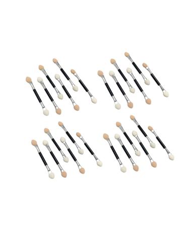 FOYTOKI 30pcs Eyeshadow Brush Kit Double Head Makeup Applicator Make up for Face Concealer Brush