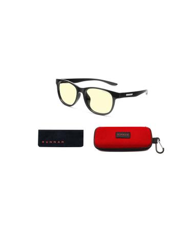 Gunnar Blue Light Glasses for Kids (8-12 Years) Blocks 65% Blue Light Rush Onyx Amber
