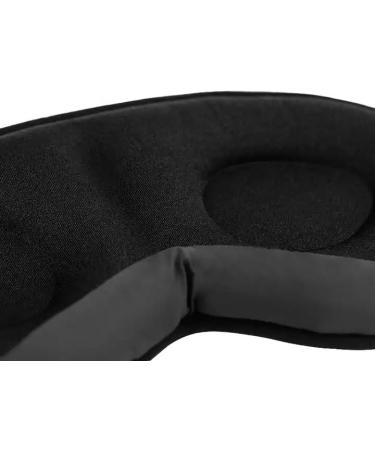 Comfortable Eye Mask for Sleeping | Soft Reliable Light Blocking for Men & Women | Black Sleep Mask - Buy Online on GoSupps.com