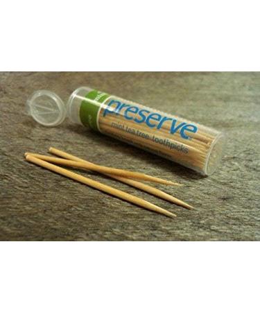 Preserve Mint Tea Tree Toothpicks - Set of 4 | Natural Dental Care Essentials - Buy Online on GoSupps.com