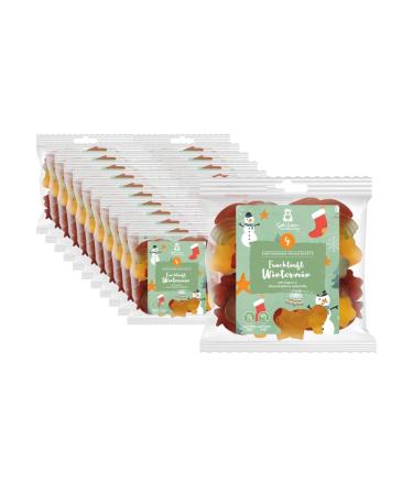 naschlabor naschlabor x Gute Laune - Christmas Fruit Juice Bears - No artificial colors or flavor enhancers - Gluten and lactose free (fruit juice - Winter Mix) - 23 x 150 g