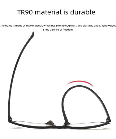 Smart Zoom Reading Glasses - Lightweight Ultra-Clear Anti-Blue Light TR90 - Black | International Shipping Available - Buy Online on GoSupps.com