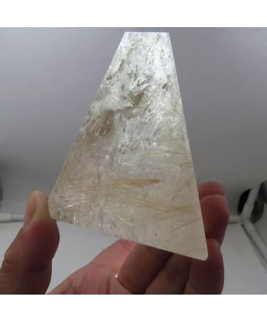 Crystal Rough 256g Rare ++ Natural Hair Quartz Rutilated Rutile Quartz Crystal Stone with Rainbos Reiki 2022 - Buy Online on GoSupps.com
