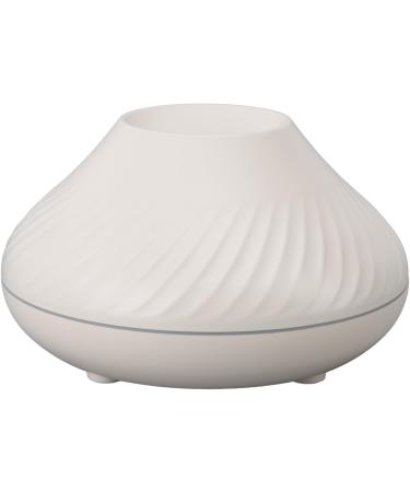 Essential Oil Diffuser - Aroma Diffuser Humidifier with Flame Light | USB Aromatherapy Desk Humidifier for Bedroom & Office - Beige - Buy Online on GoSupps.com