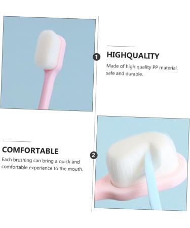 CLISPEED 2 Pack Toothbrush with Bristles Captivity - Premium PP Design for Optimal Oral Care - International Shipping Available - Buy Online on GoSupps.com