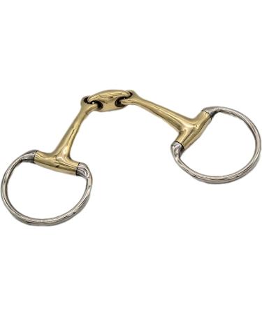 Tysons Breeches D Ring Bit for Coldblood Horses | Oversize Double Broken - 14.5 to 18.5 cm - Buy Online on GoSupps.com