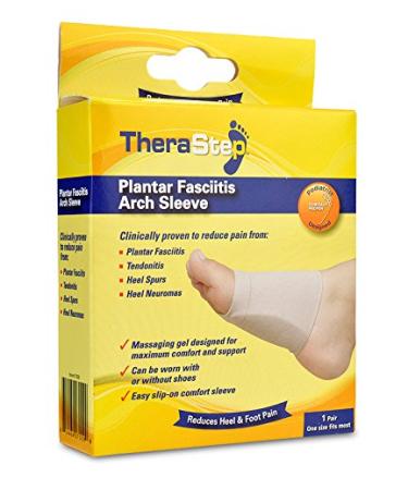 Silipos TheraStep 7009 Plantar Fasciitis Gel Arch Sleeves