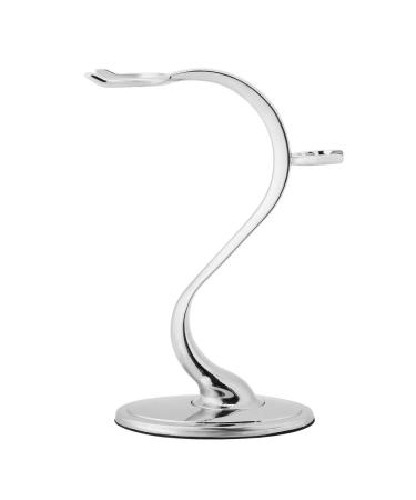 Premium Stainless Steel Shaving Brush Holder & Stand | Luxurious Men's Gift Set for Professional Manual Razors - Buy Online on GoSupps.com
