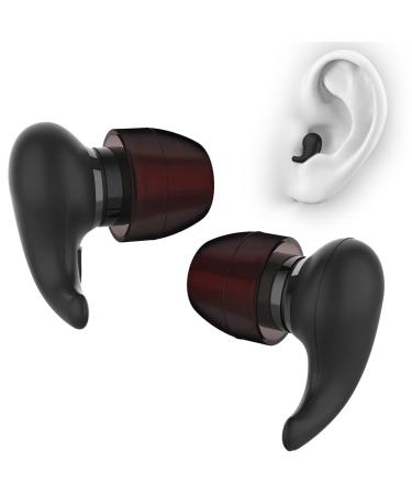Ear Plugs for Sleeping Noise Cancelling Silicone Earplugs Sound Damper 4 Sizes in XS/S/M/L Washable Reusable Noise Reduction Earplugs 33dB for Sleep Snoring Work Concerts Studying Flight Earbud