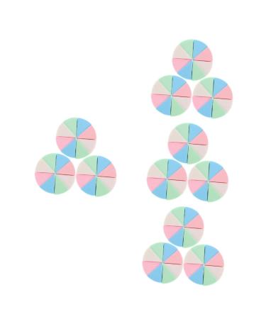 minkissy 12 Sets Triangular Sponge Puff Women Sponge Puff Emulsion The Face Loose Powder Miss